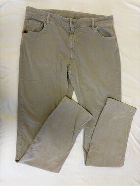 Robe Di Kappa Corduroy Pants Beige Tan Size 52 Italy Natural Fiber